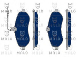MAL? 1050242 stabdžių trinkelių rinkinys, diskinis stabdys 
 Techninės priežiūros dalys -> Papildomas remontas
425364, 425366, 77364511, 77364512