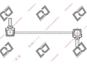 DJ PARTS DL1364 šarnyro stabilizatorius 
 Ašies montavimas/vairavimo mechanizmas/ratai -> Stabilizatorius/fiksatoriai -> Savaime išsilyginanti atrama
350610, 4686606, 5236823, 90496116