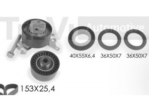 TREVI AUTOMOTIVE KD1283S paskirstymo diržo komplektas 
 Techninės priežiūros dalys -> Papildomas remontas