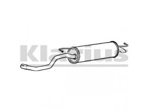 KLARIUS VW519X galinis duslintuvas 
 Išmetimo sistema -> Duslintuvas
1J6253609AK, 1J6253609AM, 1J6253609R