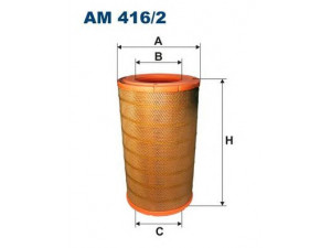 FILTRON AM416/2 oro filtras
1335678, 1421021