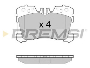 BREMSI BP3462 stabdžių trinkelių rinkinys, diskinis stabdys
04465-0W110, 04465-0W130, 04465-50260