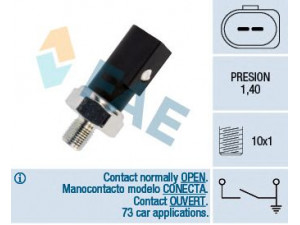 FAE 12850 alyvos slėgio jungiklis 
 Variklis -> Variklio elektra
06D 919 081 B, 06D 919 081 D