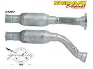 MAGNAFLOW 80946D katalizatoriaus keitiklis 
 Išmetimo sistema -> Katalizatoriaus keitiklis
173147, 1731F6