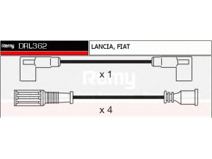 DELCO REMY DRL362 uždegimo laido komplektas 
 Kibirkšties / kaitinamasis uždegimas -> Uždegimo laidai/jungtys
75 981 55, 76 339 60