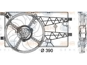 HELLA 8EW 351 040-321 ventiliatorius, radiatoriaus 
 Aušinimo sistema -> Oro aušinimas
1253.Q9, 1253.R3, 51780703, 1253.Q9