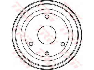 TRW DB4079 stabdžių būgnas 
 Stabdžių sistema -> Būgninis stabdys -> Stabdžių būgnas
95600003