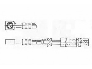 JURID 172502J stabdžių žarnelė 
 Stabdžių sistema -> Stabdžių žarnelės
562364, 562373, 90495787, 90539252