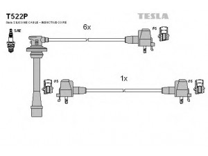 TESLA T522P uždegimo laido komplektas 
 Kibirkšties / kaitinamasis uždegimas -> Uždegimo laidai/jungtys
90919-21607