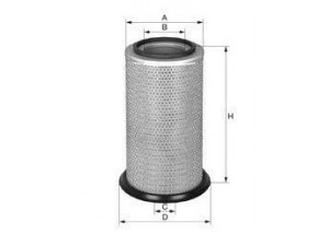 UNIFLUX FILTERS XA1632 oro filtras