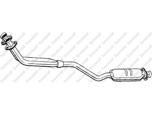 BOSAL 283-261 priekinis duslintuvas 
 Išmetimo sistema -> Duslintuvas
124 490 22 19