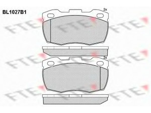 FTE BL1027B1 stabdžių trinkelių rinkinys, diskinis stabdys 
 Techninės priežiūros dalys -> Papildomas remontas
RTC5574, SFP000140, SFP000260, STC1275
