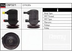 DELCO REMY DSP321 hidraulinis siurblys, vairo sistema 
 Vairavimas -> Vairo pavara/siurblys