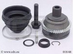 CDX 018/48 jungčių komplektas, kardaninis velenas 
 Ratų pavara -> Sujungimai/komplektas
701407321C, 701498099A