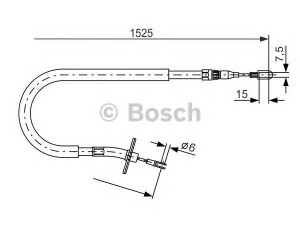 BOSCH 1 987 477 858 trosas, stovėjimo stabdys 
 Stabdžių sistema -> Valdymo svirtys/trosai
904 420 01 85, A 904 420 01 85