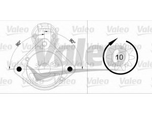 VALEO 458166 starteris 
 Elektros įranga -> Starterio sistema -> Starteris
12 41 7 787 354, 12 41 7 787 356