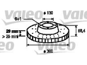 VALEO 187141 stabdžių diskas 
 Stabdžių sistema -> Diskinis stabdys -> Stabdžių diskas
2E0615301, 9064210012, 2E0615301