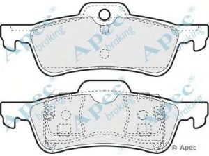 APEC braking PAD1287 stabdžių trinkelių rinkinys, diskinis stabdys 
 Techninės priežiūros dalys -> Papildomas remontas
34211503077, 34211503077, 34216761288
