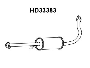 VENEPORTE HD33383 vidurinis duslintuvas 
 Išmetimo sistema -> Duslintuvas
18220S4HE01, 18220S4NE01, 18220S4NE02