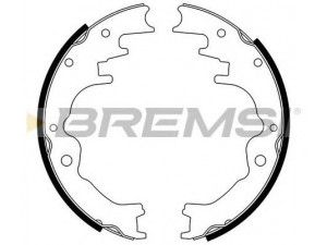 BREMSI GF0784 stabdžių trinkelių komplektas 
 Techninės priežiūros dalys -> Papildomas remontas
UB712638Z, UB712638ZB, UBY22638Z