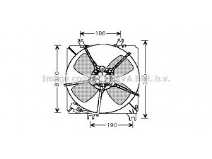 AVA QUALITY COOLING HD7502 ventiliatorius, radiatoriaus