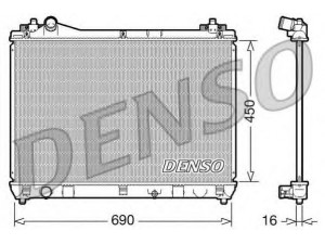DENSO DRM47016 radiatorius, variklio aušinimas 
 Aušinimo sistema -> Radiatorius/alyvos aušintuvas -> Radiatorius/dalys
1770065J00
