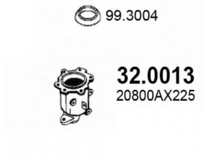 ASSO 32.0013 katalizatoriaus keitiklis
208D0AX225