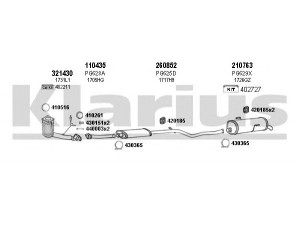 KLARIUS 630691E išmetimo sistema