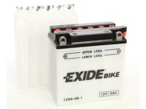 EXIDE 12N9-4B-1 starterio akumuliatorius; starterio akumuliatorius 
 Elektros įranga -> Akumuliatorius