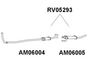 VENEPORTE RV05293 galinis duslintuvas 
 Išmetimo sistema -> Duslintuvas
ARA261, ARA295, ARP1084, GEX123