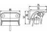 HELLA 2KA 959 640-607 Valstybinio numerio apšvietimas
825-KL011, 152 8486, 88.25225-6034