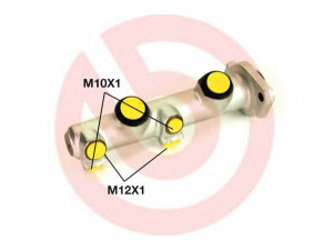 BREMBO M 68 063 pagrindinis cilindras, stabdžiai 
 Stabdžių sistema -> Pagrindinis stabdžių cilindras
7700724410, 010400, 24211715033