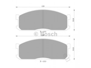 BOSCH 0 986 AB2 006 stabdžių trinkelių rinkinys, diskinis stabdys 
 Techninės priežiūros dalys -> Papildomas remontas
1U173328Z, S083-49-280A, S2YA-33-23Z