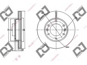 DJ PARTS BD1956 stabdžių diskas 
 Stabdžių sistema -> Diskinis stabdys -> Stabdžių diskas
51712-4D200, 517124D200