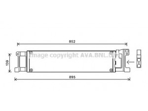 PRASCO VW3307 alyvos aušintuvas, automatinė transmisija 
 Transmisija -> Automatinė pavarų dėžė -> Radiatorius
7H0317019