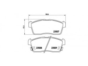 BREMBO P 79 012 stabdžių trinkelių rinkinys, diskinis stabdys 
 Techninės priežiūros dalys -> Papildomas remontas
04465B1010, 04465B1020, 04465B1040