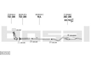 BOSAL 090.076.50 išmetimo sistema 
 Išmetimo sistema -> Išmetimo sistema, visa