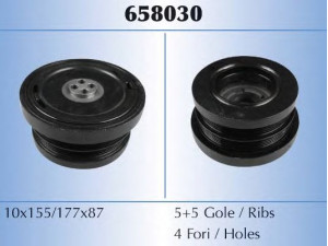 MAL? 658030 skriemulys, alkūninis velenas 
 Diržinė pavara -> Dirželio skriemulys
11232247886, 11232247890, LHG000100