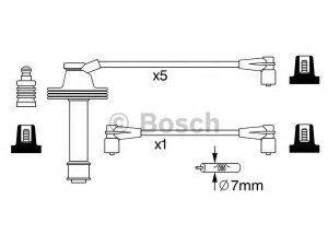 BOSCH 0 986 357 232 uždegimo laido komplektas 
 Kibirkšties / kaitinamasis uždegimas -> Uždegimo laidai/jungtys
74 31 335 874, 74 39 135 700