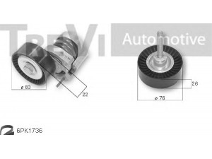 TREVI AUTOMOTIVE KA1091 V formos rumbuotas diržas, komplektas 
 Techninės priežiūros dalys -> Techninės priežiūros intervalai