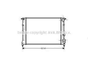 AVA QUALITY COOLING RT2108 radiatorius, variklio aušinimas 
 Aušinimo sistema -> Radiatorius/alyvos aušintuvas -> Radiatorius/dalys
7700795174