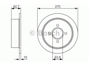 BOSCH 0 986 479 897 stabdžių diskas 
 Stabdžių sistema -> Diskinis stabdys -> Stabdžių diskas
5025951, 6691106