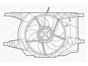 MAGNETI MARELLI 069422536010 ventiliatorius, radiatoriaus
7701049657, 7701053640