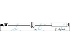 APEC braking HOS3967 stabdžių žarnelė 
 Stabdžių sistema -> Stabdžių žarnelės
4806G7, 4806P5, 1367814080, 51725096
