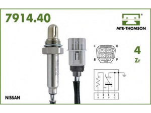 MTE-THOMSON 7914.40.081 lambda jutiklis 
 Variklis -> Variklio elektra
226A1-4L712, 226A1-4L715, 226A1-4L712