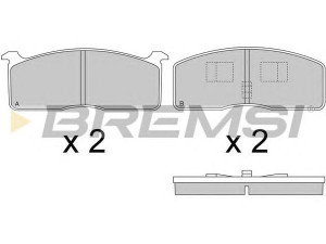 BREMSI BP2239 stabdžių trinkelių rinkinys, diskinis stabdys 
 Techninės priežiūros dalys -> Papildomas remontas
0446535020, 0446535050, 0446535150