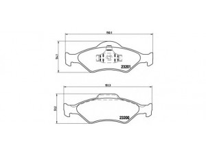 BREMBO P 24 054 stabdžių trinkelių rinkinys, diskinis stabdys 
 Techninės priežiūros dalys -> Papildomas remontas
1111857, 1111858, 1130715, 1206062