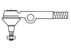 FRAP 4136 skersinės vairo trauklės galas
45046-35H01