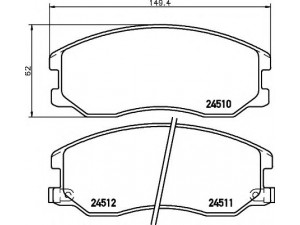 COBREQ N-371 stabdžių trinkelių rinkinys, diskinis stabdys 
 Techninės priežiūros dalys -> Papildomas remontas
20789468, 4808861, 4817764, 96626070