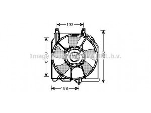 AVA QUALITY COOLING DN7523 ventiliatorius, radiatoriaus 
 Aušinimo sistema -> Oro aušinimas
9212054J00